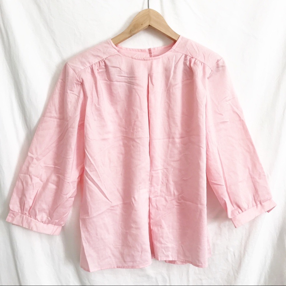 Vintage Deborah Barry Pink blouse